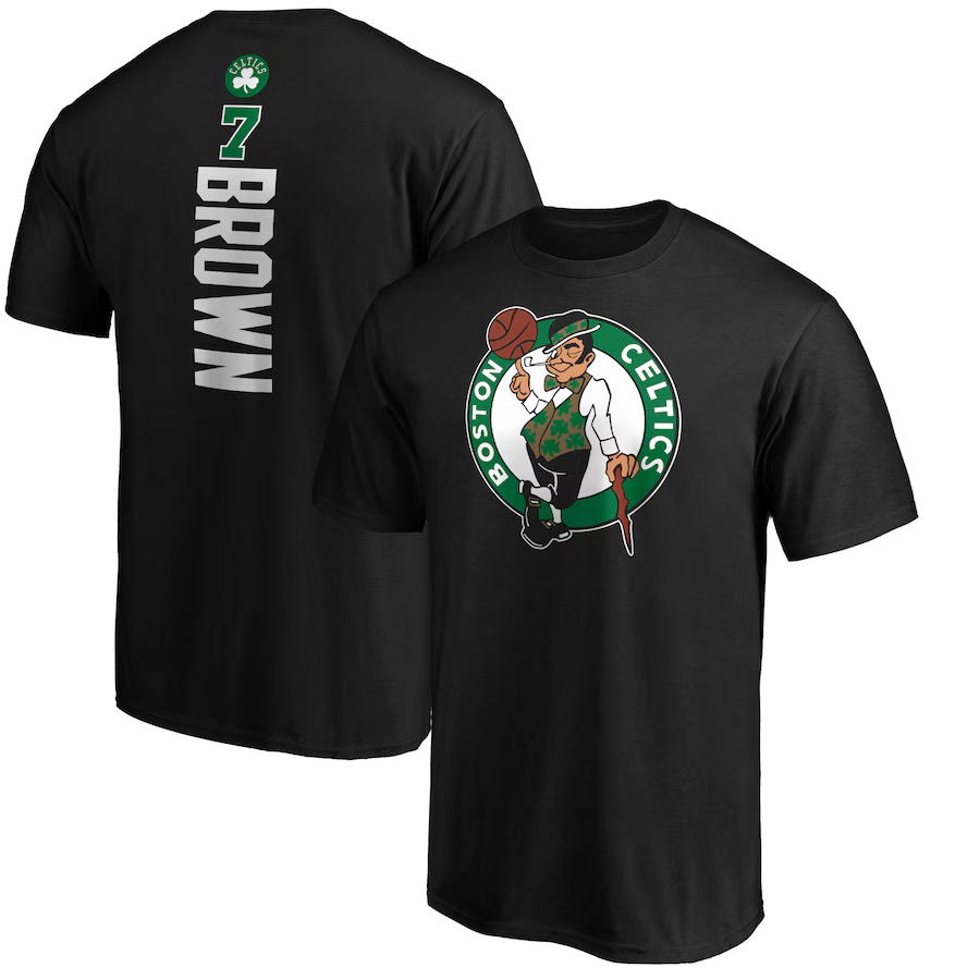 Men NBA Boston Celtics black T shirt->nba t-shirts->Sports Accessory